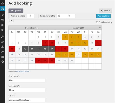 Scheduling and Booking Website .